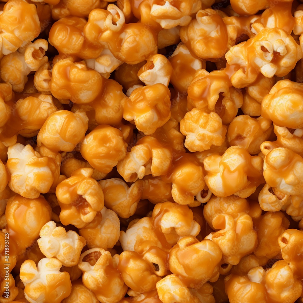 Caramel Popcorn image wallpaper, seamless image Caramel Popcorn image wallpaper, seamless image