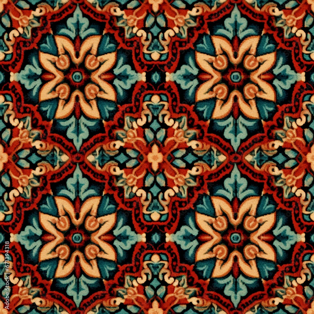 Close-up image of Carpet, seamless image