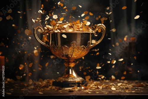 Winners Cup and Confetti Set the Stage for Glory
