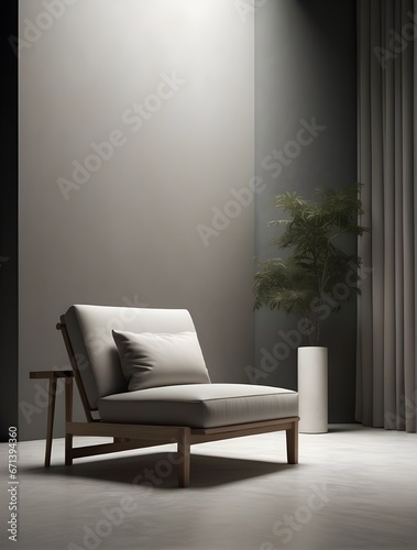 Harmonious Grace Elegance in Simplicity - A Minimalist Photograph Generative AI




