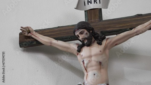 Detailed crucifix with Jesus capturing the essence of divine sacrifice