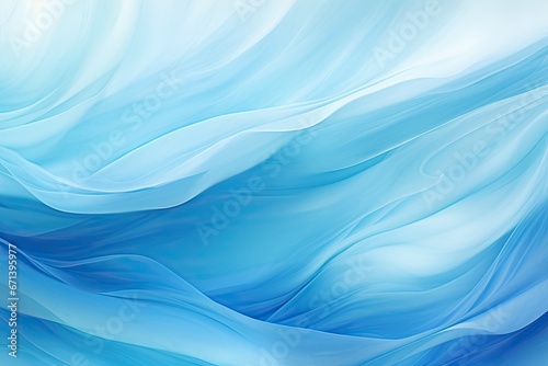 Abstract Blue Wave Veil Texture: Stunning Digital Image