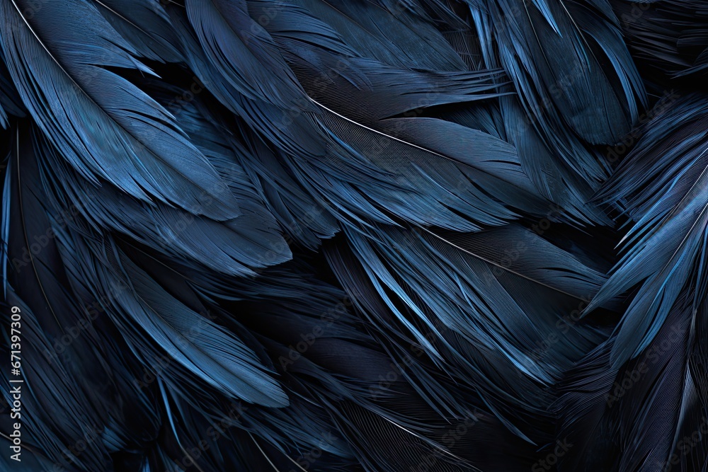 Darkness Feathered - Graceful Black Feather Abstract Background Darkness Feathered - Graceful Black Feather Abstract Background