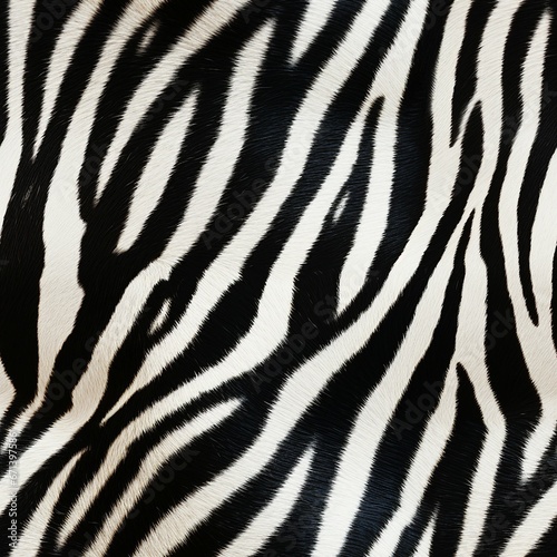 Zebra stripes close up photograph  seamless image