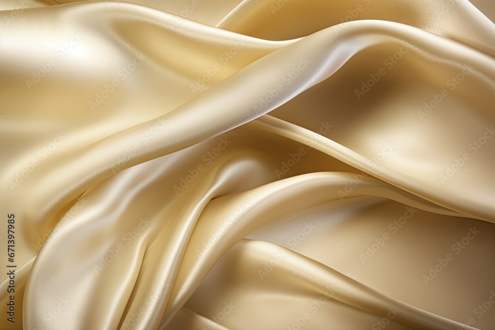 Golden Gust: Classic, Luxurious Silk or Satin Background with Smooth Elegance Golden Gust: Classic, Luxurious Silk or Satin Background with Smooth Elegance