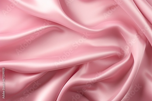 Pink Poise: Smooth, Elegant Pink Silk or Satin for Graceful, Romantic Backgrounds