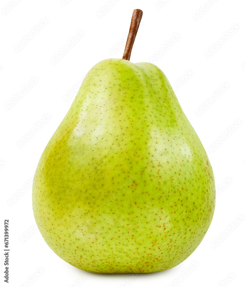 Fresh organic pear isolated on white background Fresh organic pear isolated on white background