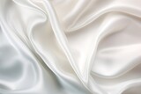 Satin Serenity: Clean, Elegant Wedding Background - Smooth White Silk Image