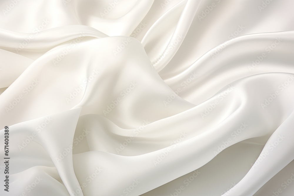Silk Shimmer: Smooth Elegant White Silk Wedding Backgrounds