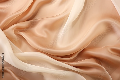 Silk Scenario: Sepia-Toned Luxury Cloth Texture for Wedding