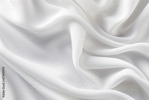Smooth White Fabric Texture: A Minimalist Background Design