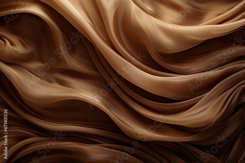 Velvet Volutes: Luxurious Material Waves for Elegant, Abstract Backgrounds