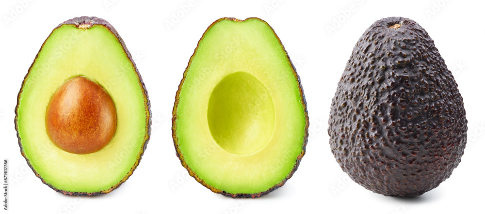 custom made wallpaper toronto digitalFresh avocado isolated on white background