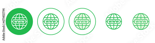 Web icon set. go to web icon. web click icon