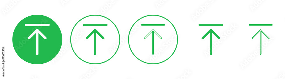 Upload icon set. load data symbol Upload icon set. load data symbol