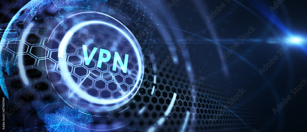 Business, Technology, Internet and network concept. VPN network security internet privacy encryption concept. 3d illustration Business, Technology, Internet and network concept. VPN network security internet privacy encryption concept. 3d illustration