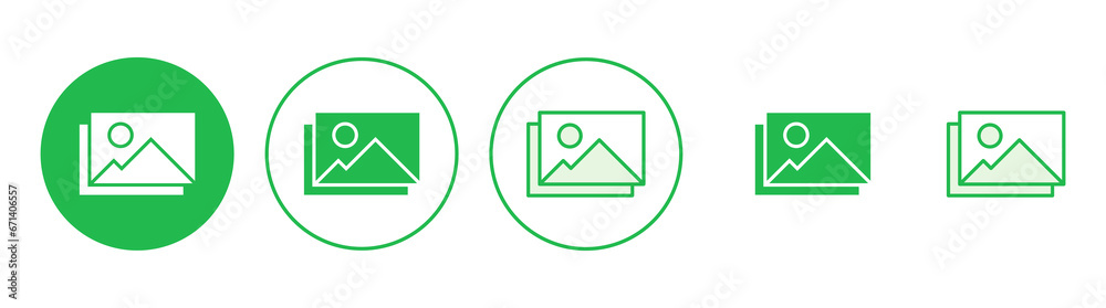 Picture icon set. photo gallery icon symbol Picture icon set. photo gallery icon symbol