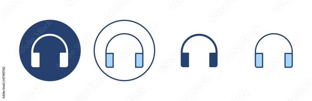 Headphone icon vector. Headvector sign and symbol Headphone icon vector. Headvector sign and symbol