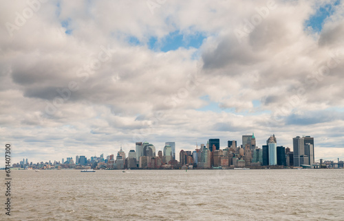 View of the New York City Skyline from Statue of Liberty National Monument © Zack Frank