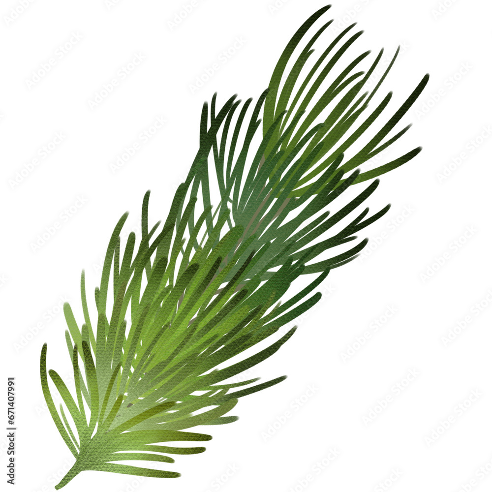 Christmas pine leaf tree 1