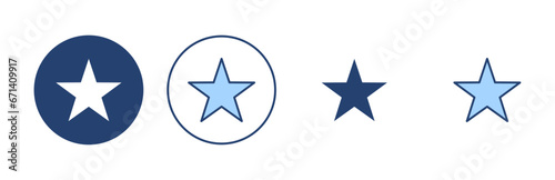 Star icon vector. rating sign and symbol. favourite star icon