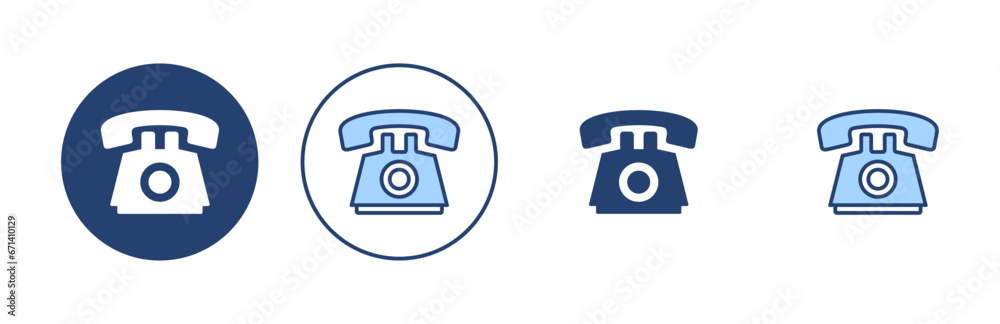 Telephone icon vector. phone sign and symbol Telephone icon vector. phone sign and symbol
