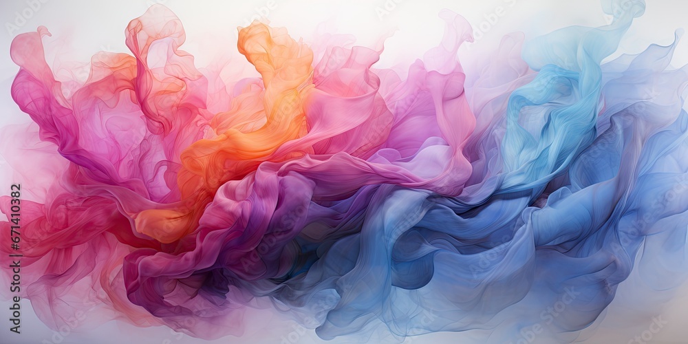 An abstract watercolor painting with a blend of soothing pastel colors, evoking a sense of calm and creativity. Concept of artistic inspiration by Generative AI An abstract watercolor painting with a blend of soothing pastel colors, evoking a sense of calm and creativity. Concept of artistic inspiration by Generative AI