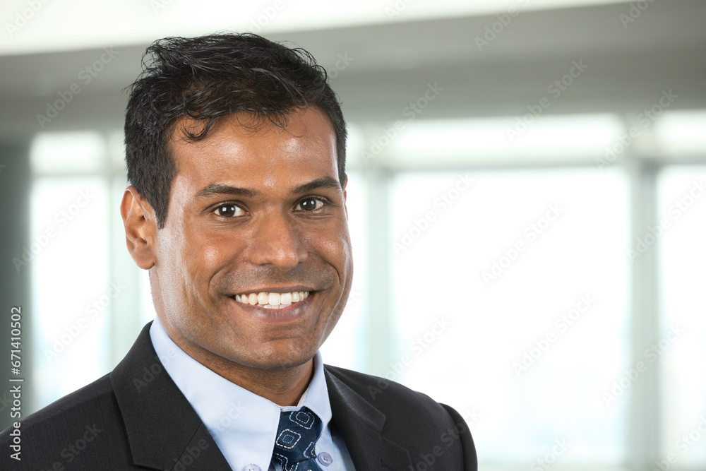 Portrait of a handsome Indian Businesman. Portrait of a handsome Indian Businesman.