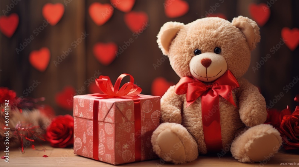 14 february surprise gift favorite emotions teddy bear bear on valentine's day love 8 march congratulation heart
