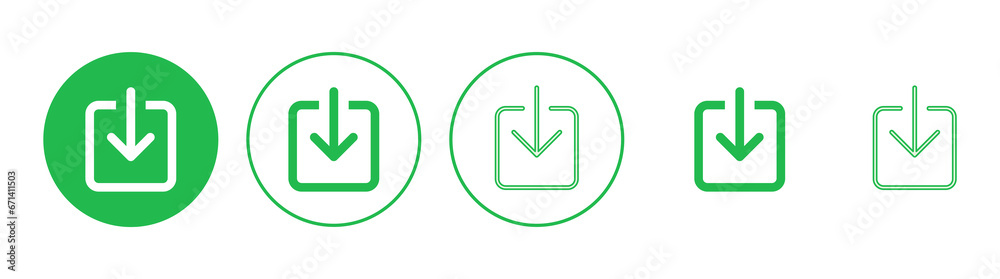 Download icon set. Download vector icon Download icon set. Download vector icon