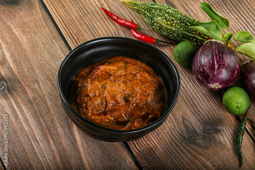 Indian cuisine - chicken masala sauce