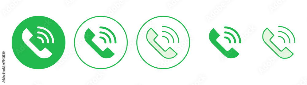 Call icon set. telephone icon vector. phone icon vector. contact us Call icon set. telephone icon vector. phone icon vector. contact us