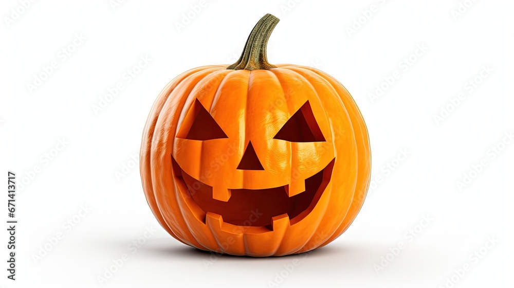 Halloween Pumpkin isolated on white background Halloween Pumpkin isolated on white background