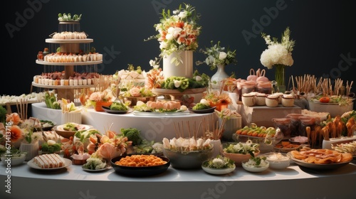 Catering Food Wedding Event Table