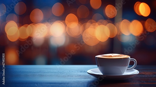Abstract bokeh and cafe background for texture.