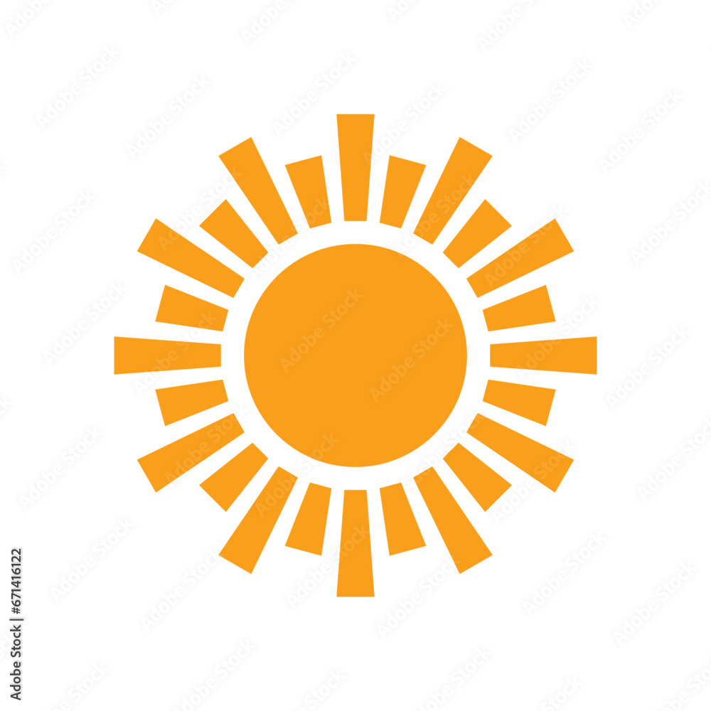 Sun Icon Vector Design Template Sun Icon Vector Design Template
