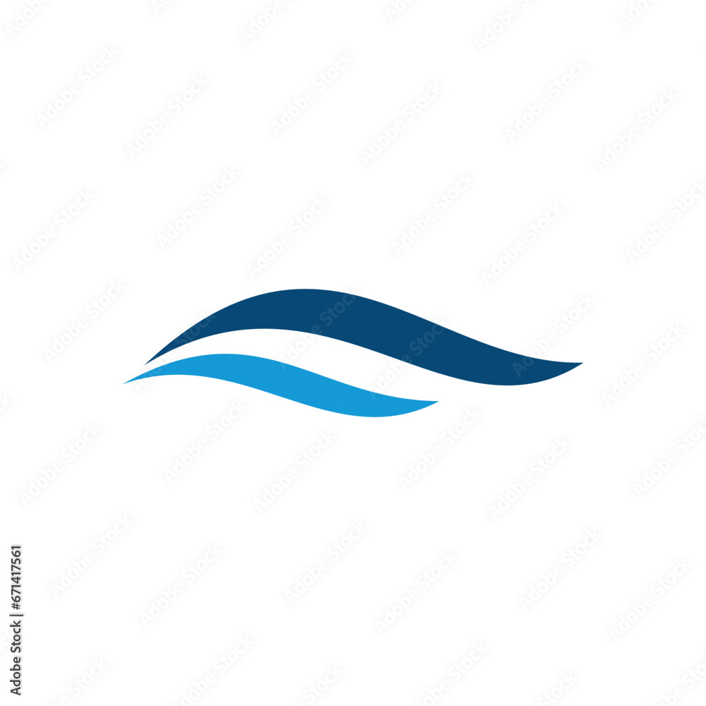 Abstract Swoosh Vector Logo Design Template Abstract Swoosh Vector Logo Design Template