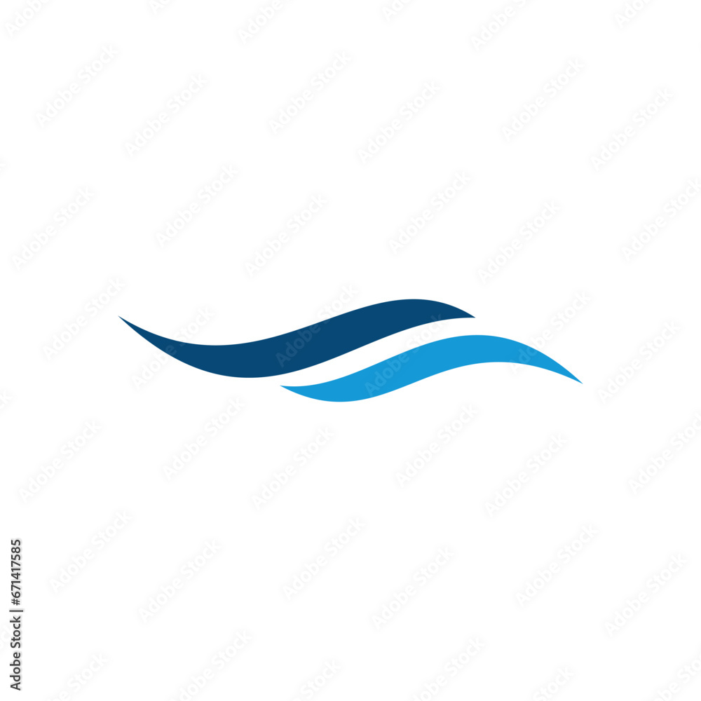 Abstract Swoosh Vector Logo Design Template Abstract Swoosh Vector Logo Design Template