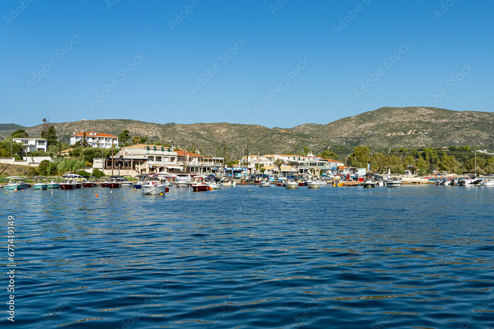 Limni Keriou Zakynthos - Blick vom Wasser