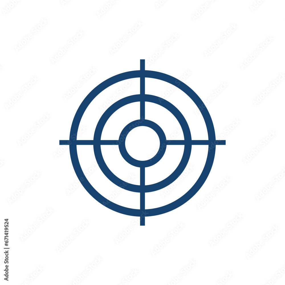 Target Icon Vector Design Template Target Icon Vector Design Template