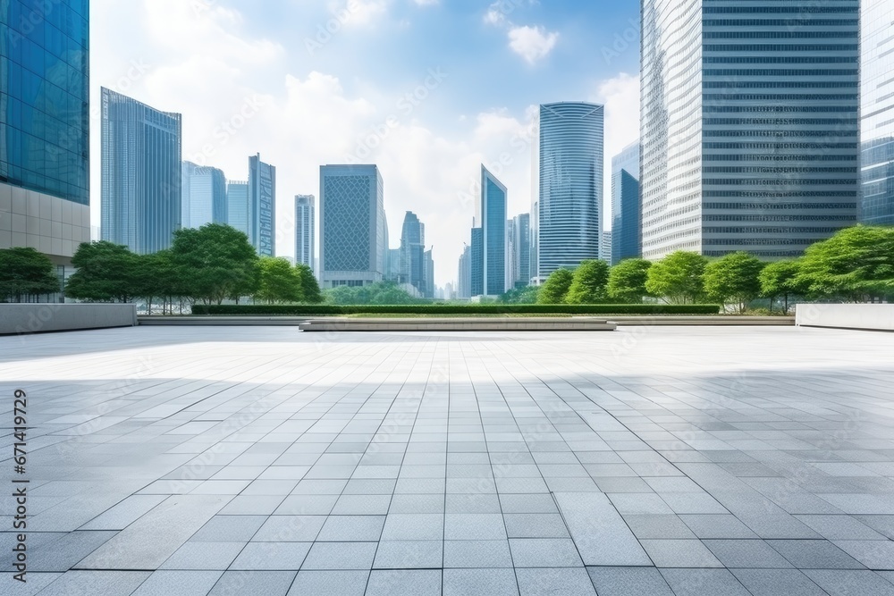 urban modern building business center square urban modern building business center square