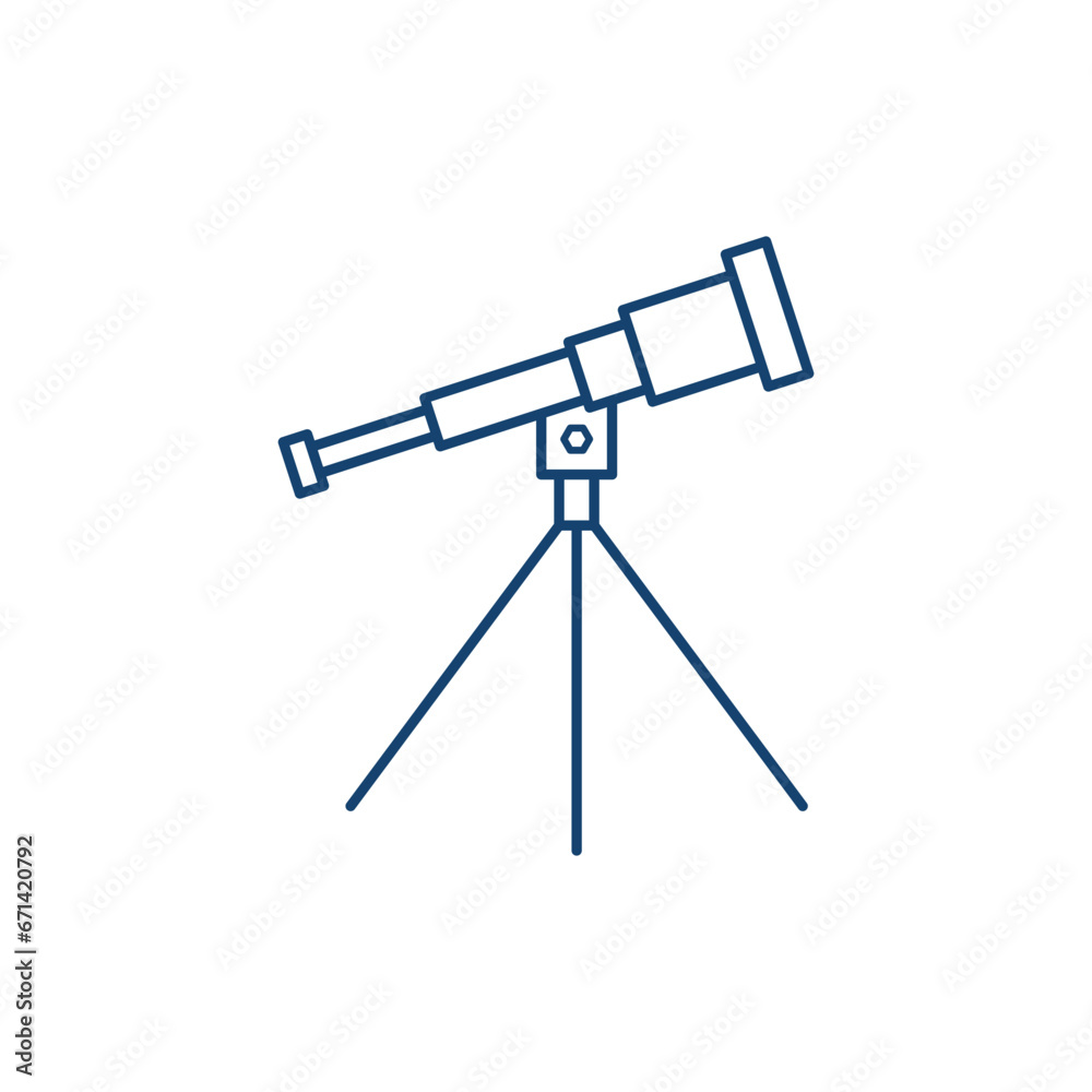 Telescope Icon Vector Design Template Telescope Icon Vector Design Template
