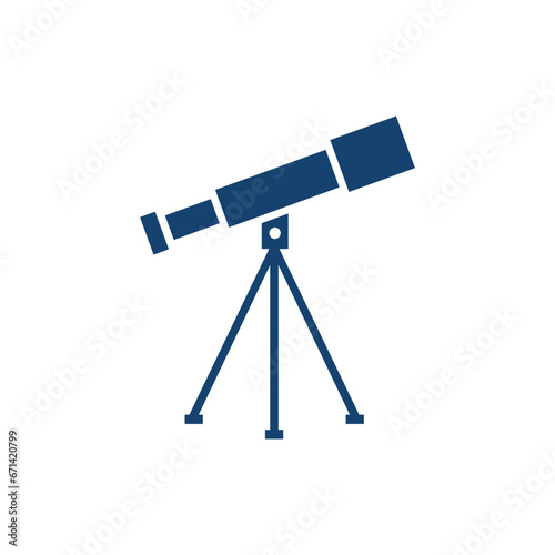 Telescope Icon Vector Design Template
