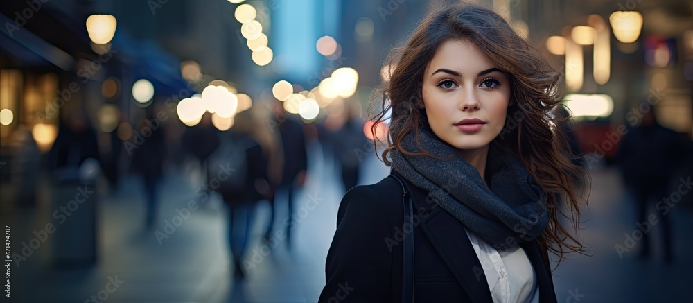 Urban life Image of a young professional woman in a city setting
