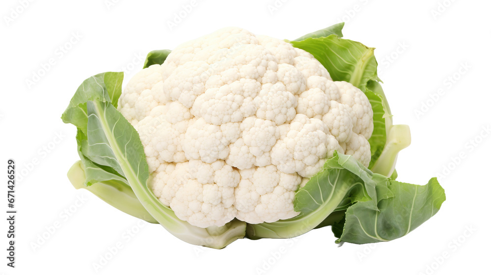 cauliflower (vegetable ingredient) isolated on a transparent background cutout cauliflower (vegetable ingredient) isolated on a transparent background cutout