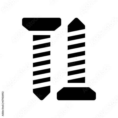 screw glyph icon