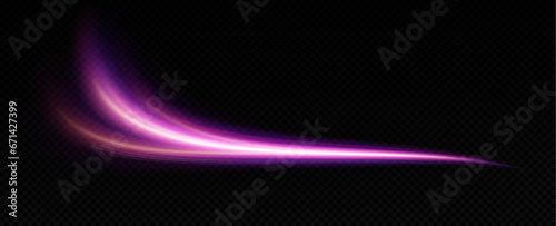 Neon speed lines. Dynamic light motion traces. Light trace wave, trace line. Neon swirls.	
Futuristic lines for advertising, posters,