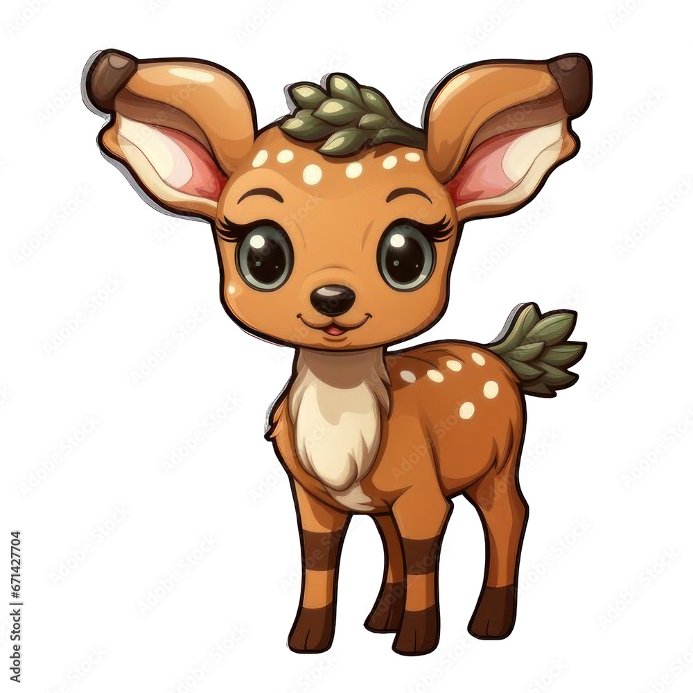 Obraz premium Cute reindeer for Christmas..