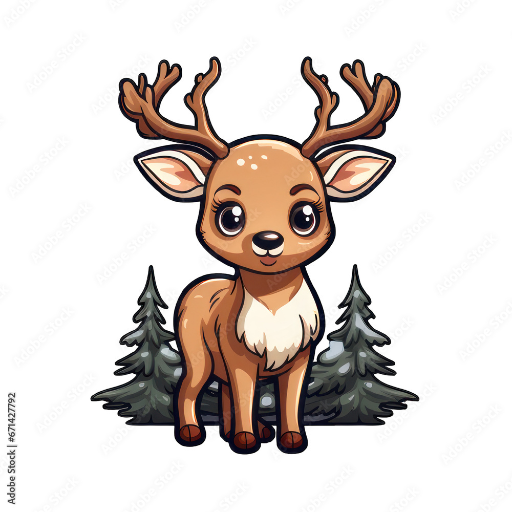 Cute reindeer for Christmas.. Cute reindeer for Christmas..
