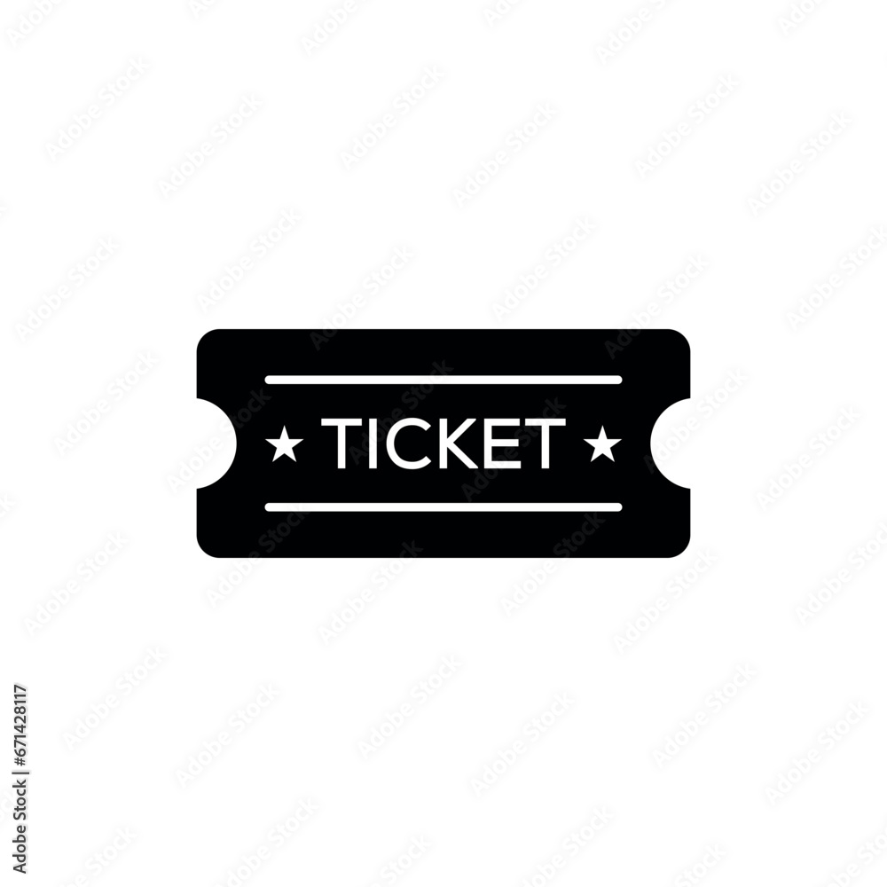 Ticket Icon Vector Design Template Ticket Icon Vector Design Template